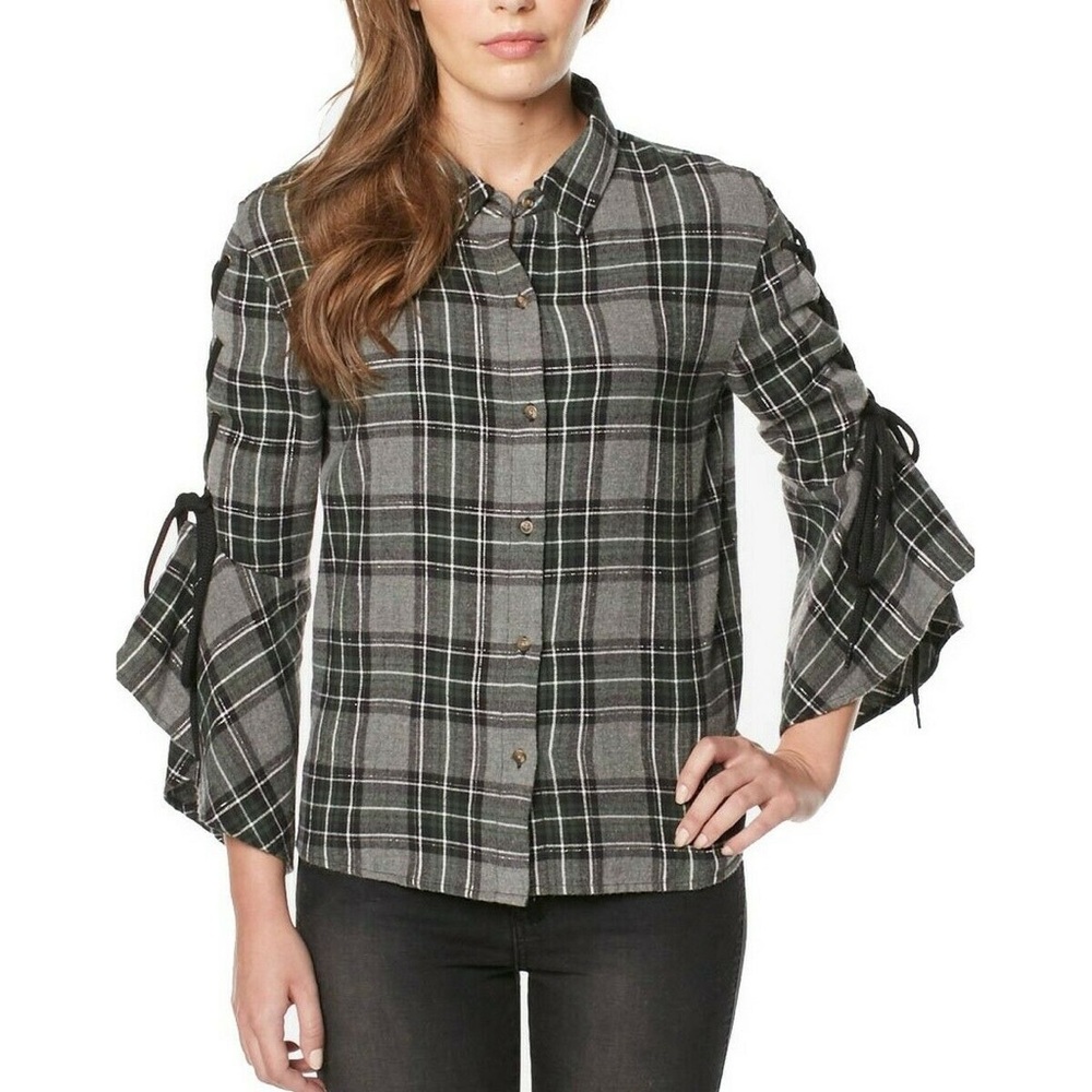 *NWT* Buffalo David Bitton Plaid Button Up Flannel